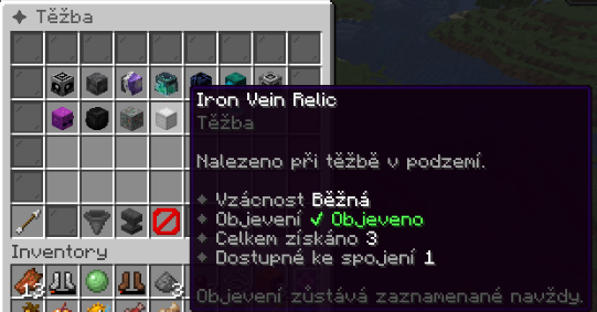 Detail objevené relikvie s raritou a počty kusů